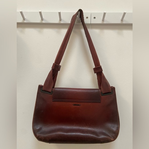 90s Gucci Leather and bamboo handbag - Picture 5 of 7